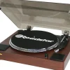 Roadstar TT-260SPK Giradischi 3 Velocità 33/45/78 Giri, Altoparlanti Integrati, Uscita audio RCA, Ingresso AUX, Arresto Automatico, Vintage, Legno