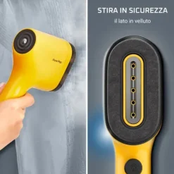 ROWENTA - DR2026 - Ferro da stiro a vapore, 1300 Watt, Riscaldamento in 15 minuti, Serbatoio 70 ml - Pure Pop Yellow