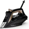 Rowenta DW6341D1 Ferro da stiro a vapore Piastra Microsteam 400 HD 3De 2500 W Nero, Marrone