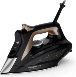 Rowenta DW6341D1 Ferro da stiro a vapore Piastra Microsteam 400 HD 3De 2500 W Nero, Marrone