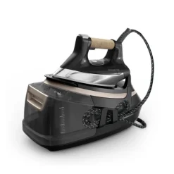 Rowenta - Eco Steam Pro 2800 W 1,3 L Piastra Microsteam 400 HD 3De Laser - Beige, Nero
