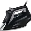 Rowenta Focus Excel DW5320D1 Ferro da stiro a secco e a vapore Piastra solare Microsteam 400 HD Laser 2700 W Nero, Grigio