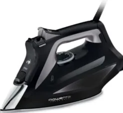 Rowenta Focus Excel DW5320D1 Ferro da stiro a secco e a vapore Piastra solare Microsteam 400 HD Laser 2700 W Nero, Grigio