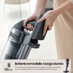 Samsung Aspirapolvere senza filo Jet™ 95 complete extra 210W VS20C9554TK