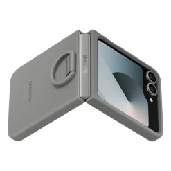 SAMSUNG - Custodia Silicone Z Flip 6 Ring Gray