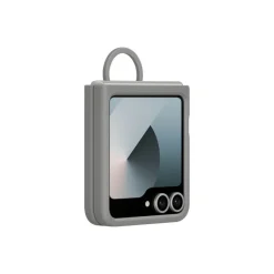 SAMSUNG - Custodia Silicone Z Flip 6 Ring Gray