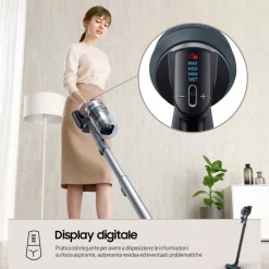 SAMSUNG - Scopa elettrica JET 85™ PREMIUM VS20C852FTB - Midnight Bluet