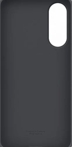 SAMSUNG Silicone Case Cover morbida in silicone per Samsung S25 Edge - Nero