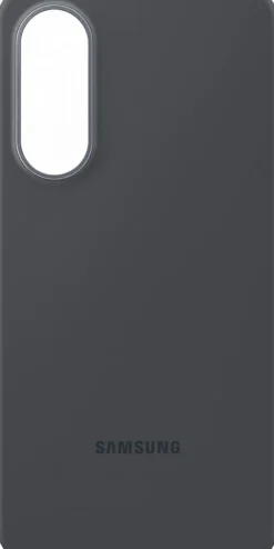 SAMSUNG Silicone Case Cover morbida in silicone per Samsung S25 Edge - Nero
