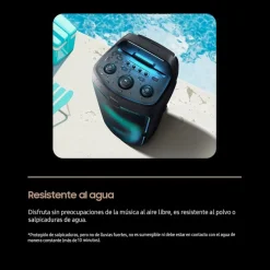 Samsung Sound Tower MX-ST50F/ZF, Audio 240W, Suono Bidirezionale, 18 Ore di Autonomia, Resistente all'Acqua (IPX4), Party Lights +, Ingresso USB, Multiconnessione Bluetooth, 2025