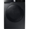SAMSUNG - WD90DG6G94BBU3 - LAVASCIUGA nera con oblò e display nero, Classe A