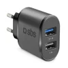 SBS caricabatterie da viaggio a ricarica da 2100 mAh