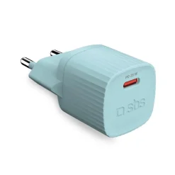SBS - Caricatore da rete TETR1CPD25LBGRS - Light Blue