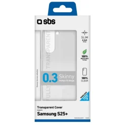 SBS - Cover Skinny TESKINSAS25PT per Samsung S25+ Trasparente