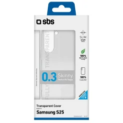 SBS - Cover Skinny TESKINSAS25T per Samsung S25 - Trasparente