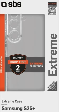 SBS - Cover TEEX2SAS25P per Samsung S25+ - Trasparente