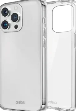 SBS - Custodia Skinny per Iphone 15 Pro Trasparente