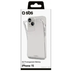 SBS - Custodia TESKINIP1561T per Iphone 15 Trasparente