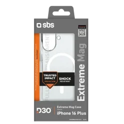 SBS - D3O Cover Ultraresistente Magsafe iPhone 16 Plus