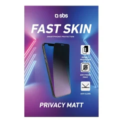 SBS - Pellicole protettiva "Privacy Matt", anti-impronta, anti-riflesso - TEFSTSKINSHEETPRVMAT