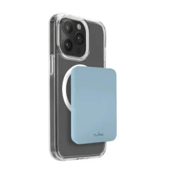 SBS - PUFCBB40P2MAGLBLUE - Mini Power Bank 4200mAh, MagSafe USB-C, Slim Power Mag per iPhone - Powder Blue