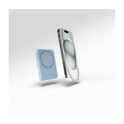 SBS - PUFCBB40P2MAGLBLUE - Mini Power Bank 4200mAh, MagSafe USB-C, Slim Power Mag per iPhone - Powder Blue