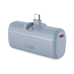 SBS - TEBB5000PLUGLGGRS - EcoPower Bank 5000mAh - Azzurro