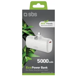 SBS - TEBB5000PLUGWGRS - EcoPower Bank 5000mAh