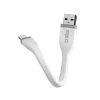 SBS TECABLELIGSHFLATW cavo Lightning 0,12 m Bianco