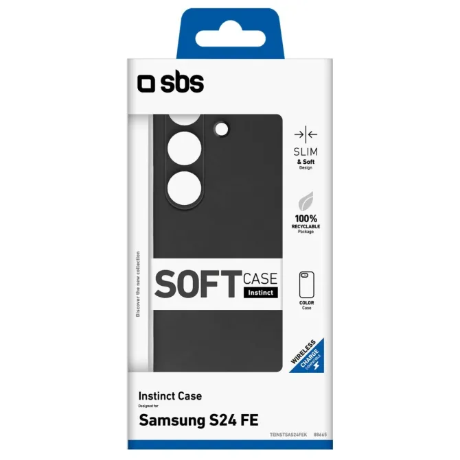 SBS TEINSTSAS24FEK cover per smartphone 17 cm (6.7") Custodia protettiva Samsung S24 FE - Nero