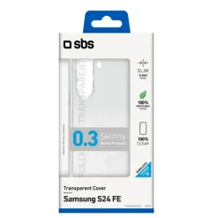 SBS TESKINSAS24FET Cover protettiva per Samsung S24 FE Trasparente
