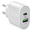 SBS TETRPD20W Caricabatterie per dispositivi mobili Bianco Interno