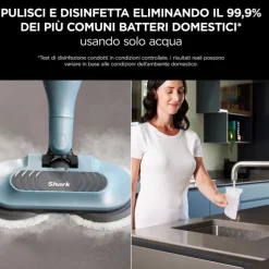 SCOPA A VAPORE SHARK STEAM & SCRUB CON PANNI ROTANTI S6002EU