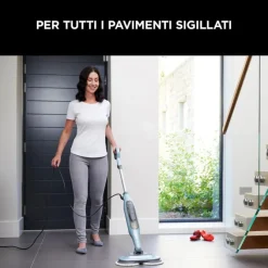 SCOPA A VAPORE SHARK STEAM & SCRUB CON PANNI ROTANTI S6002EU
