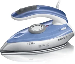 Severin - BA 3234 - Ferro da stiro a secco e a vapore 1000 Watt- Blu e Argento