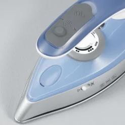 Severin - BA 3234 - Ferro da stiro a secco e a vapore 1000 Watt- Blu e Argento