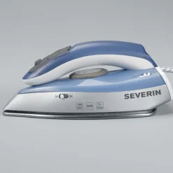 Severin - BA 3234 - Ferro da stiro a secco e a vapore 1000 Watt- Blu e Argento
