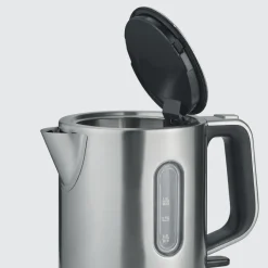 Severin WK 3401 bollitore elettrico 1 Litro, 2400 Watt, Indicatore livello dell'acqua, spegnimento automatico - Acciaio inox