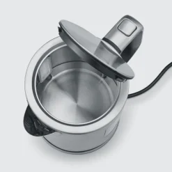 Severin WK 3401 bollitore elettrico 1 Litro, 2400 Watt, Indicatore livello dell'acqua, spegnimento automatico - Acciaio inox
