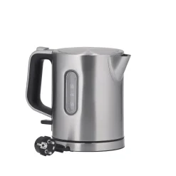 Severin WK 3401 bollitore elettrico 1 Litro, 2400 Watt, Indicatore livello dell'acqua, spegnimento automatico - Acciaio inox