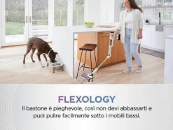 SHARK - ASPIRAPOLVERE SENZA FILO DETECT PRO AUTOSVUOTAMENT - bianco/rosa