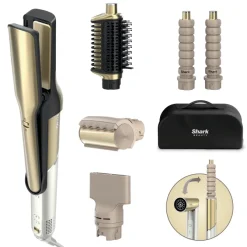 Shark Glam by FlexStyle HD6051SEU Multistyler ad Aria Oro 1500W - Styling Versatile