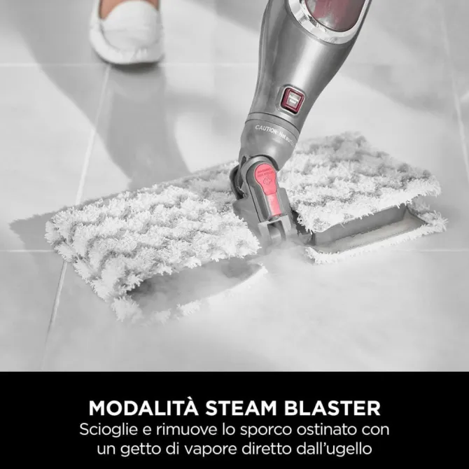 SHARK - SCOPA A VAPORE KLIK 'N' FLIP CON STEAM BLASTER S6003EU