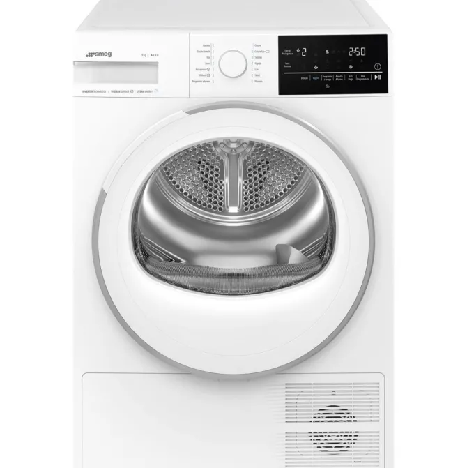 Smeg DN93SL asciugatrice Libera installazione Caricamento frontale 9 kg | Classe D | Bianco