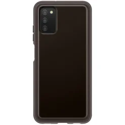 Soft Clear Cover Custodia morbida per Samsung Galaxy A03s Nera