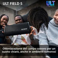 SONY - SRSULT50B.CE7 Speaker portatile Wireless Bluetooth 5.3, USB, SUONO ULT POWER SOUND - Nero