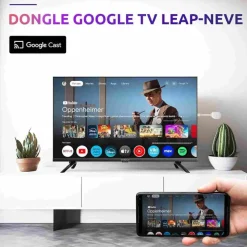 Strong LEAP NEVE dongle Smart TV 4K Ultra HD Android Bianco