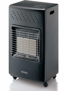 Stufa a gas Olimpia Splendid 99387 Stovy Infra Silver 4200 W Nero