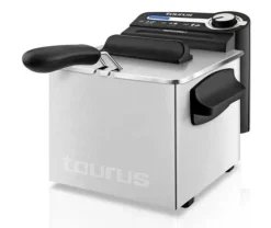 Taurus Friggitrice ad olio Professional Plus, 2L, 1700 W, Acciaio inossidabile