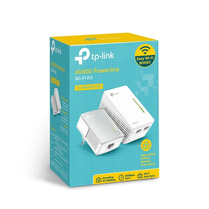 TP-LINK AV600 600 Mbit/s Collegamento ethernet LAN Wi-Fi Bianco 1 pz